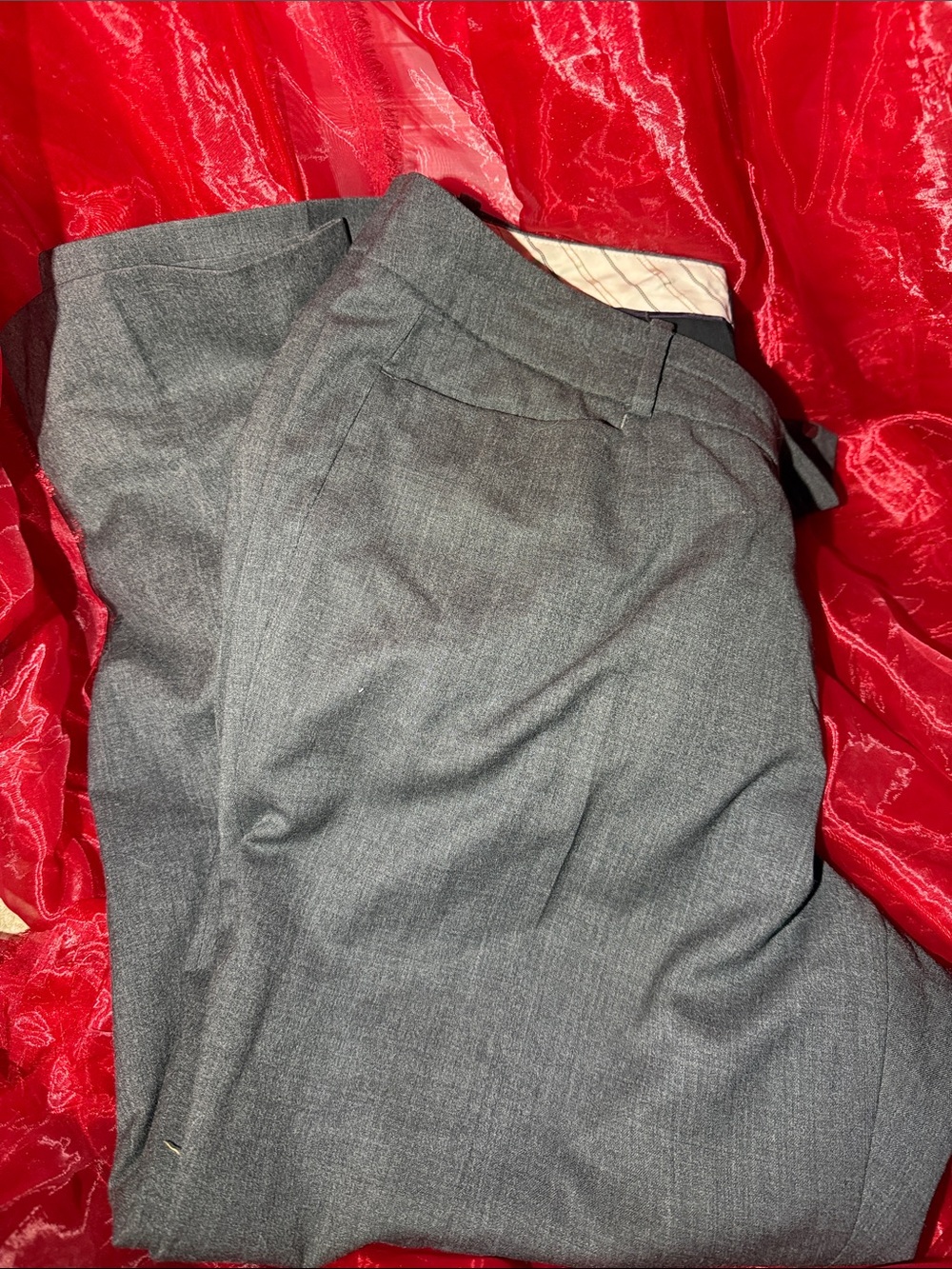 Talbots Charcoal Straight-Leg Dress Pants